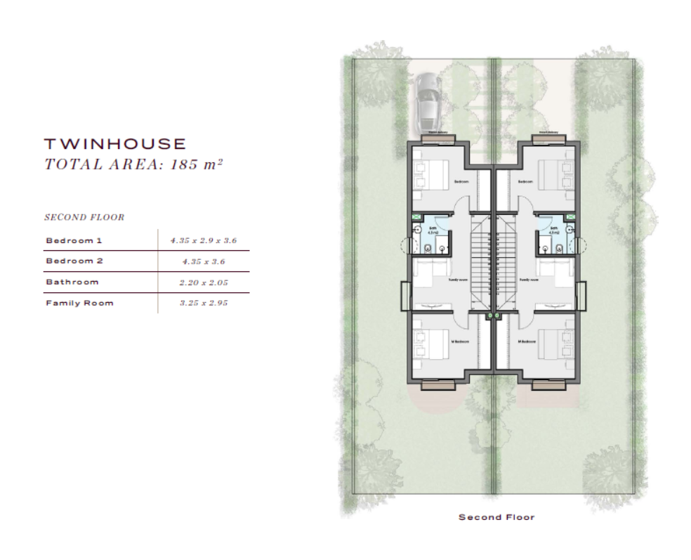 Floor Plan - Scenes Mostakbal City Compound Tatweer Misr Development