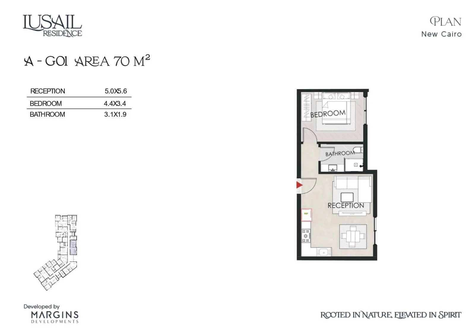 Apartment - Lusail Residence New Cairo Compound Margins Developments