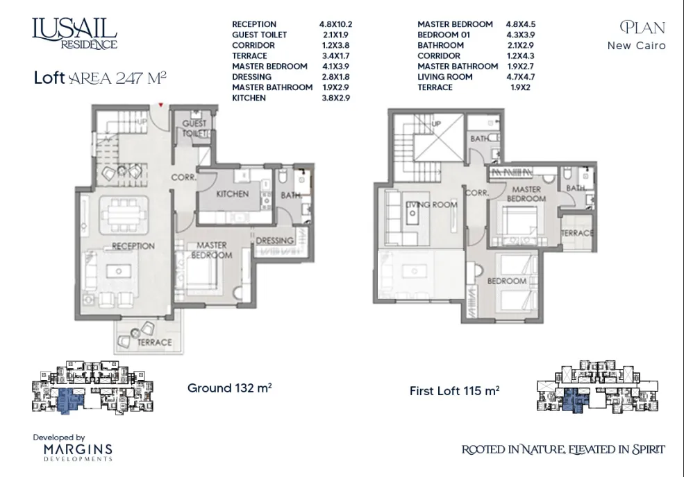 Loft - Lusail Residence New Cairo Compound Margins Developments