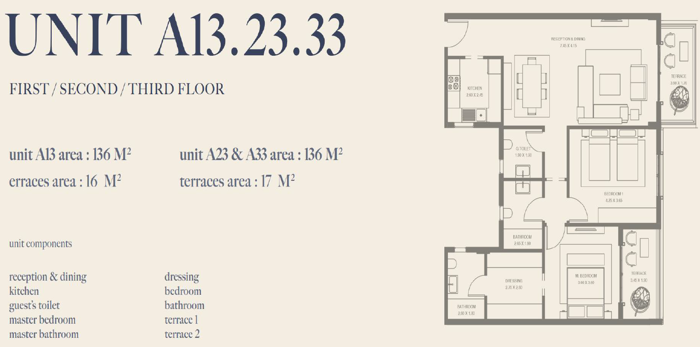 Floor Plan - Rewaya New Zayed Compound SIAC Developments
