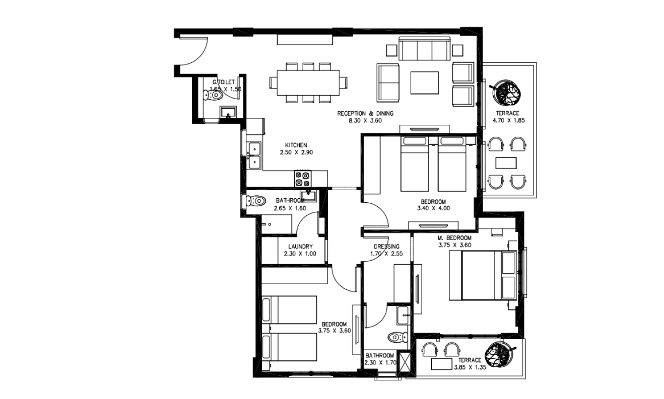 Floor Plan - Rewaya New Zayed Compound SIAC Developments
