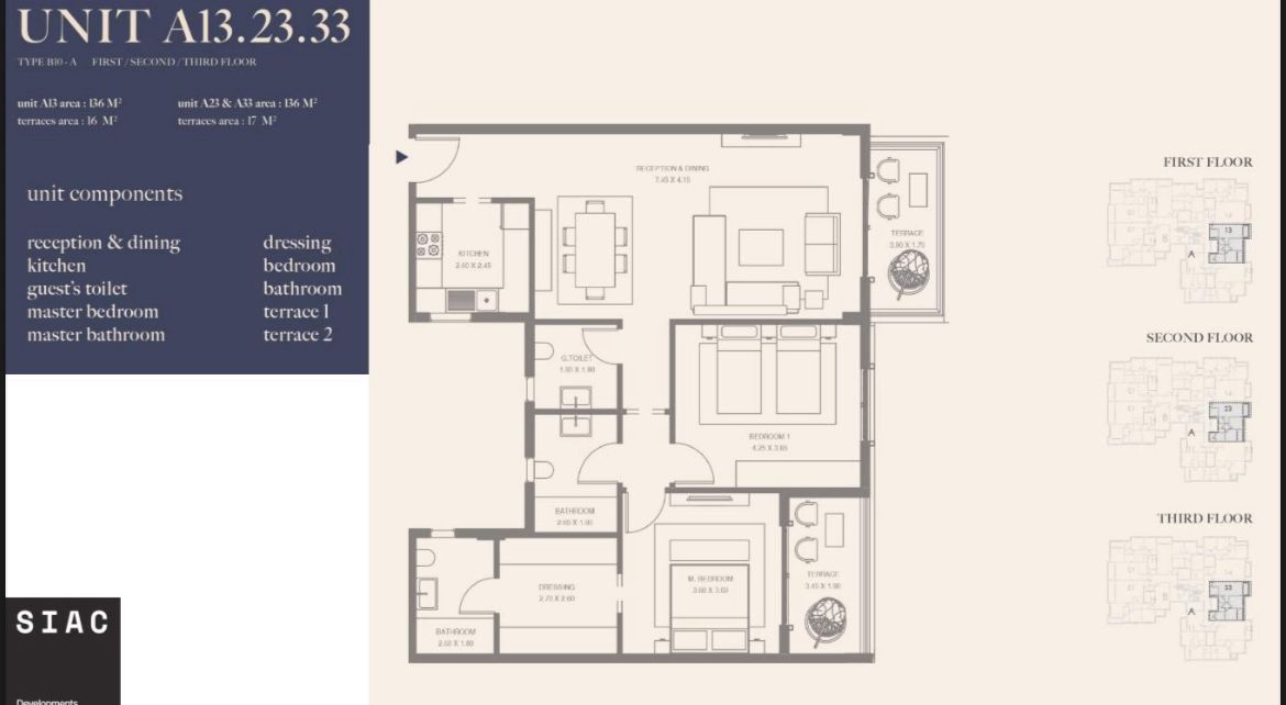 Floor Plan - Rewaya New Zayed Compound SIAC Developments