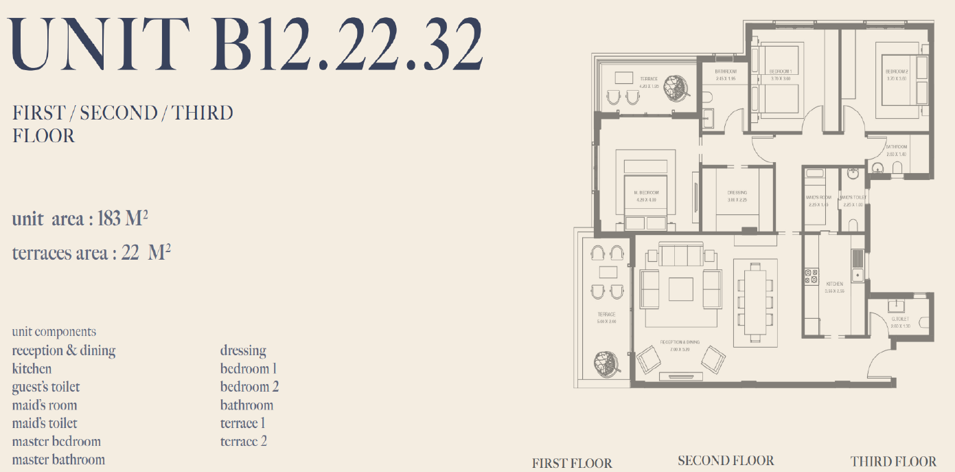 Floor Plan - Rewaya New Zayed Compound SIAC Developments