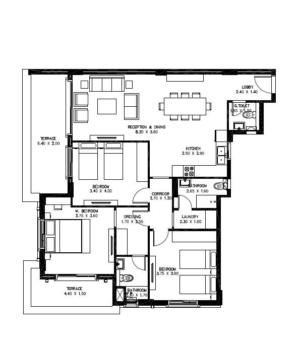 Floor Plan - Rewaya New Zayed Compound SIAC Developments