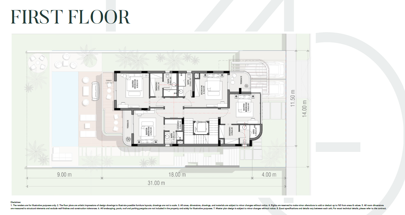 Floor Plan - V40 New Cairo Compound City Edge Developments