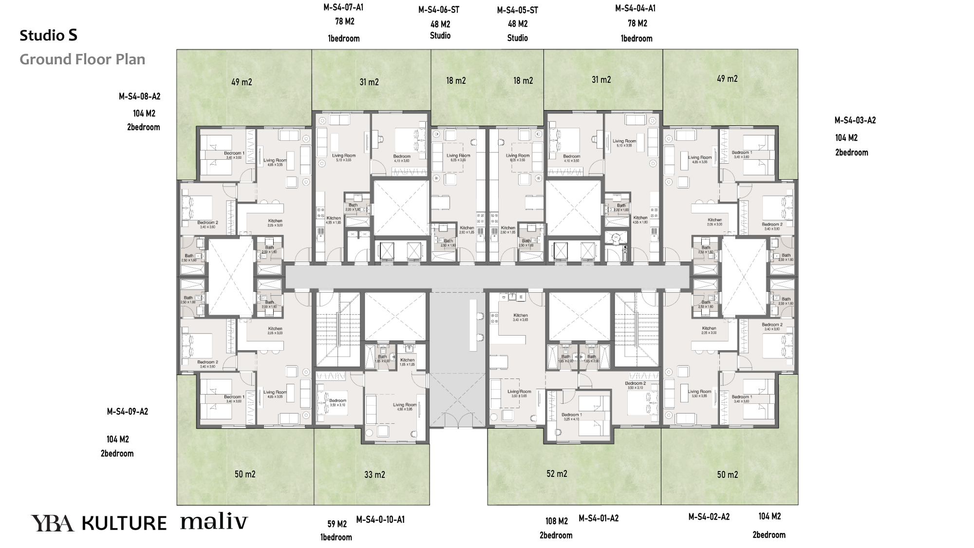 Floor Plan - كمبوند ماليف التجمع السادس كالتشر للتطوير العقاري - Maliv New Cairo Compound