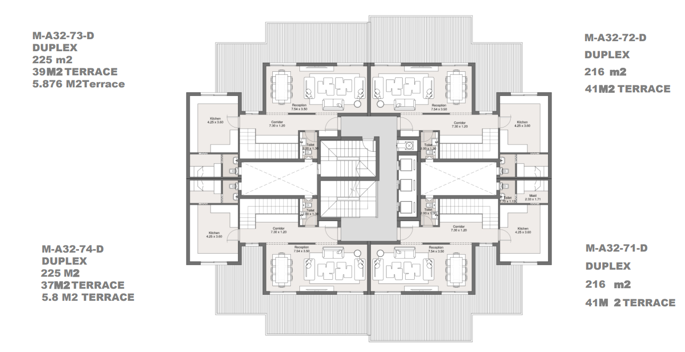 Floor Plan - كمبوند ماليف التجمع السادس كالتشر للتطوير العقاري - Maliv New Cairo Compound