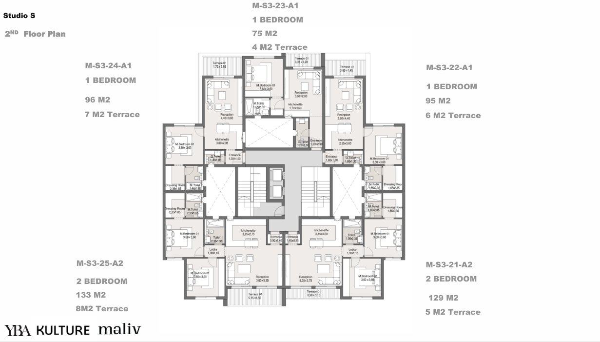 Floor Plan - Maliv New Cairo Compound kulture Developments