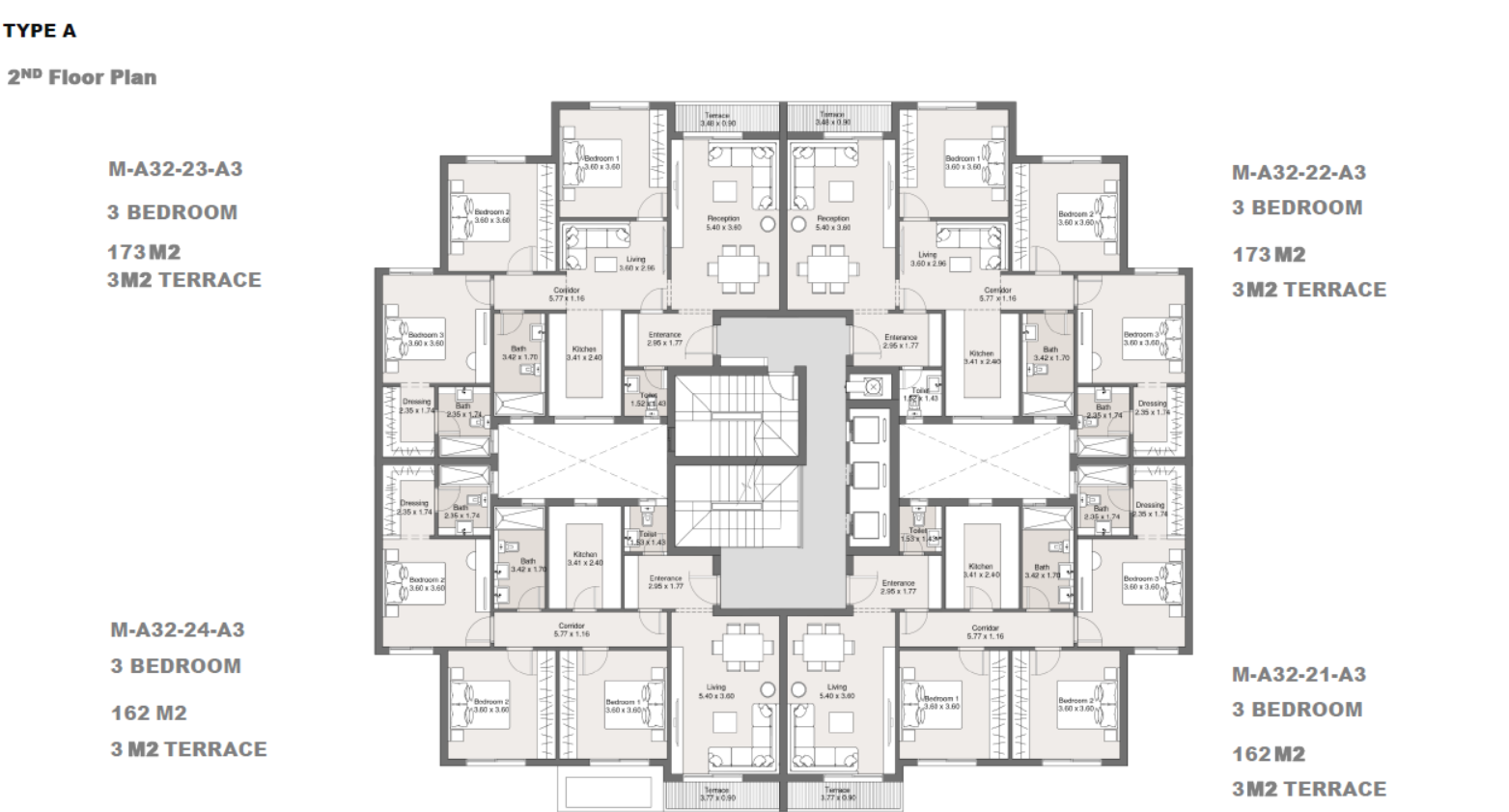 Floor Plan - كمبوند ماليف التجمع السادس كالتشر للتطوير العقاري - Maliv New Cairo Compound