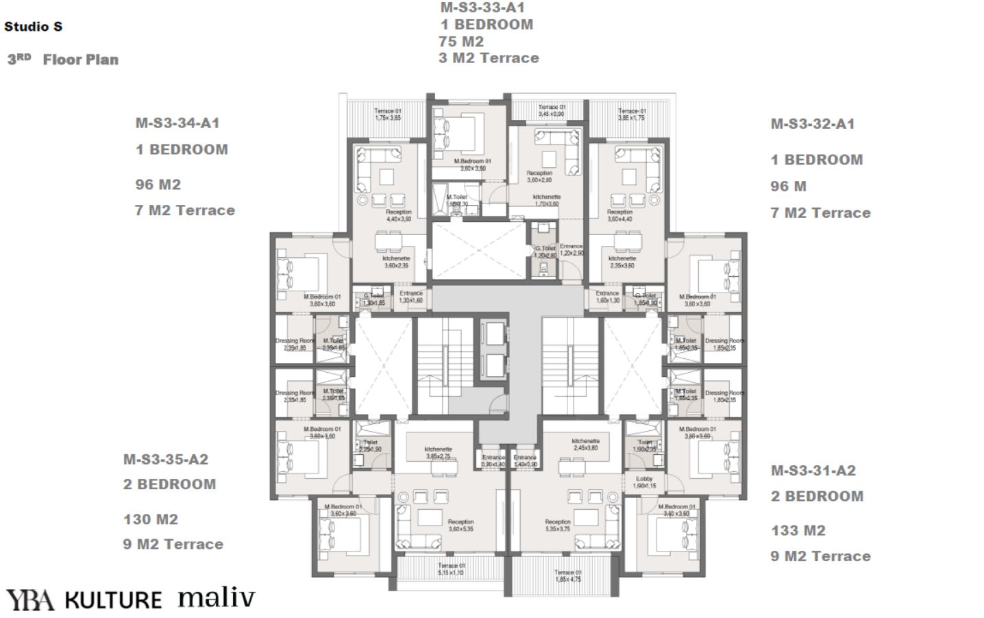 Floor Plan - Maliv New Cairo Compound kulture Developments