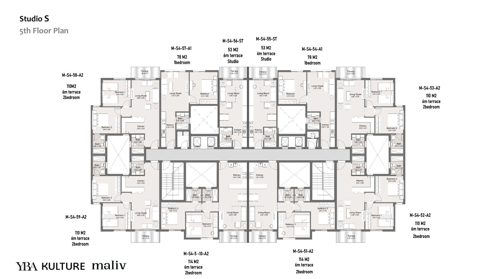 Floor Plan - Maliv New Cairo Compound kulture Developments