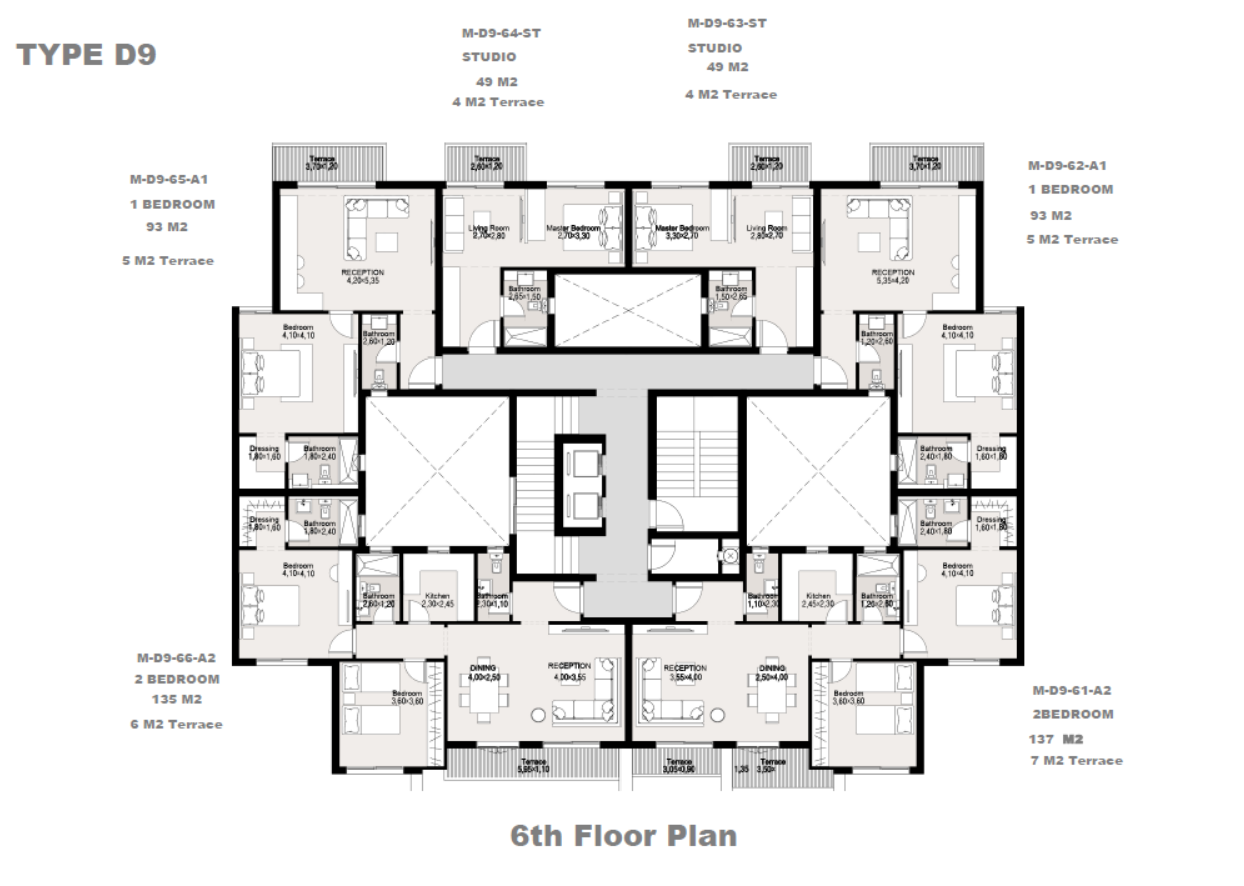 Floor Plan - Maliv New Cairo Compound kulture Developments