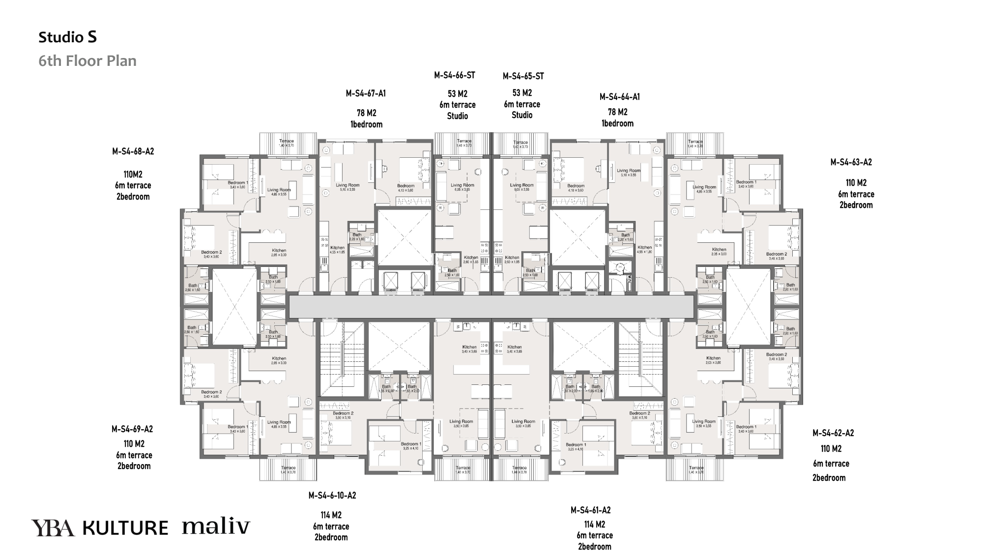 Floor Plan - Maliv New Cairo Compound kulture Developments