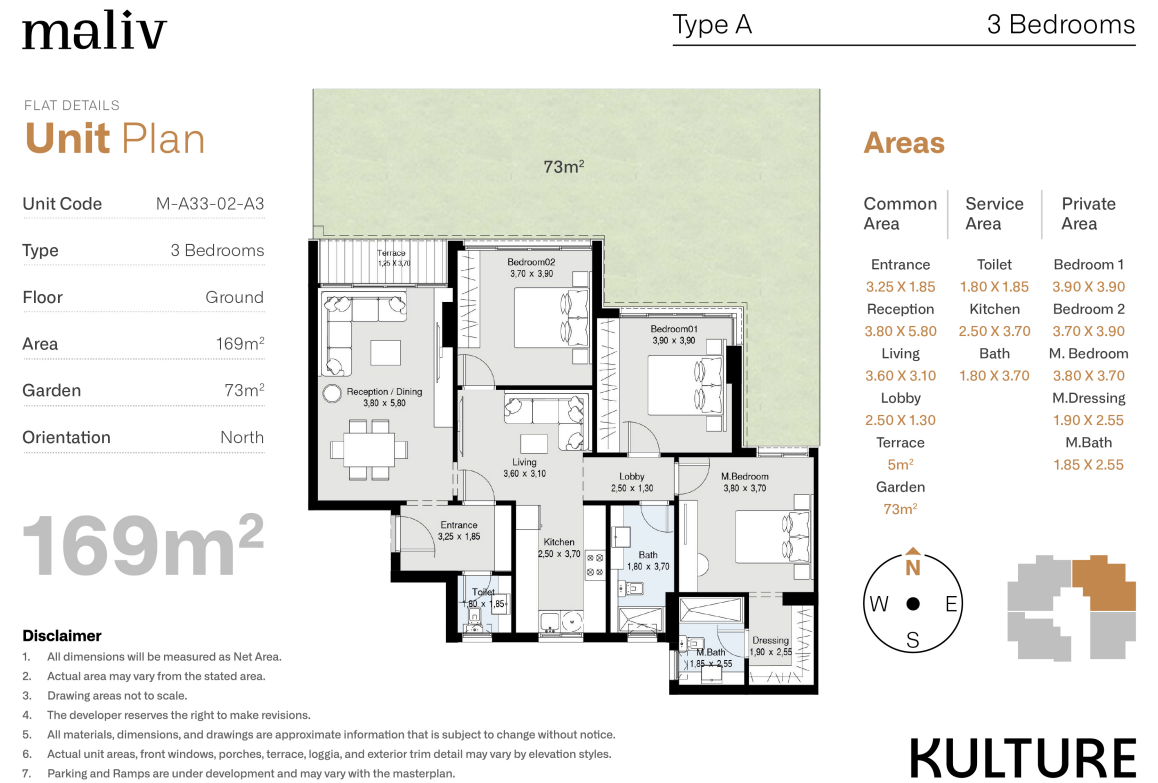 Floor Plan - Maliv New Cairo Compound kulture Developments