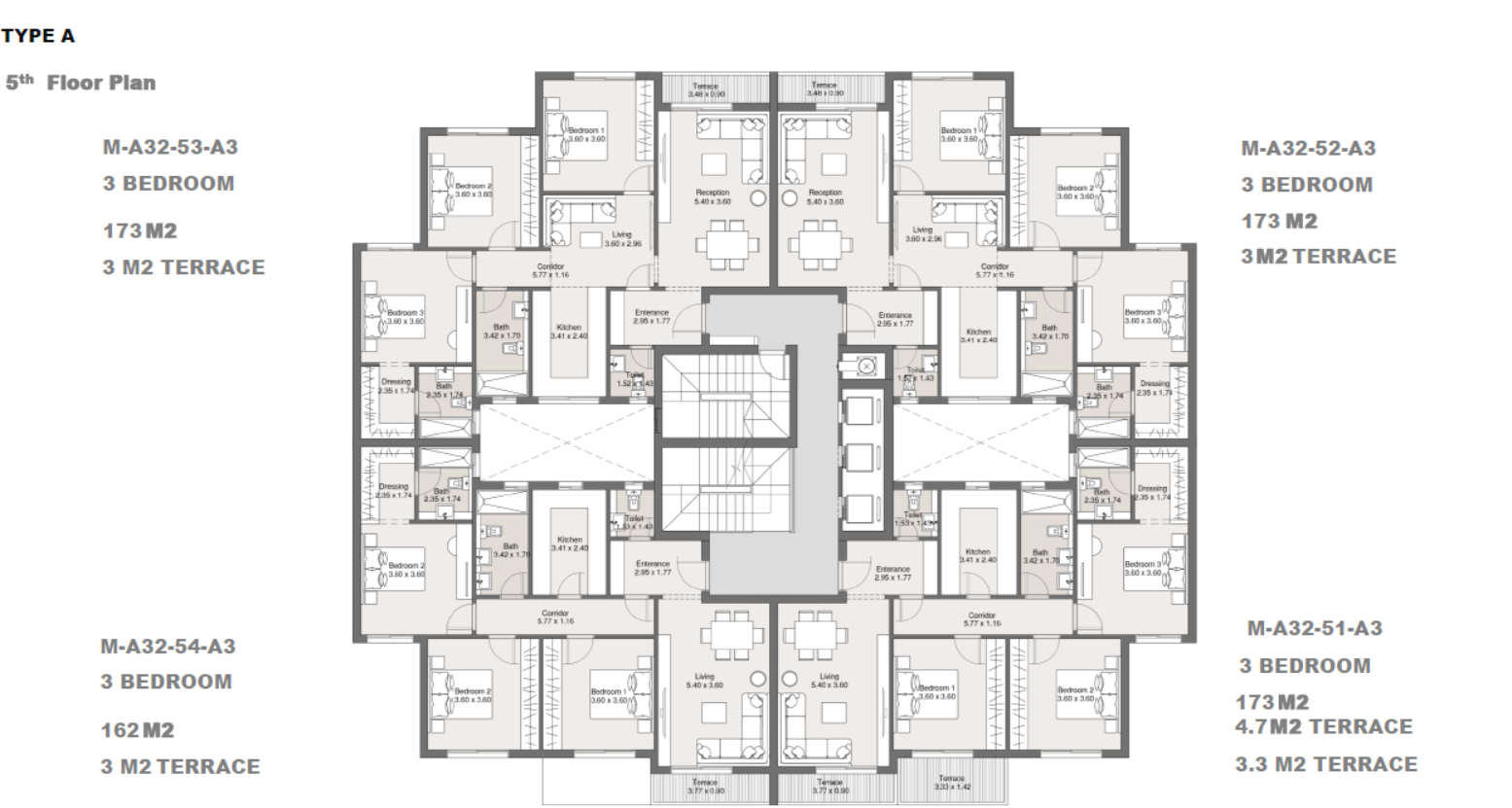 Floor Plan - كمبوند ماليف التجمع السادس كالتشر للتطوير العقاري - Maliv New Cairo Compound