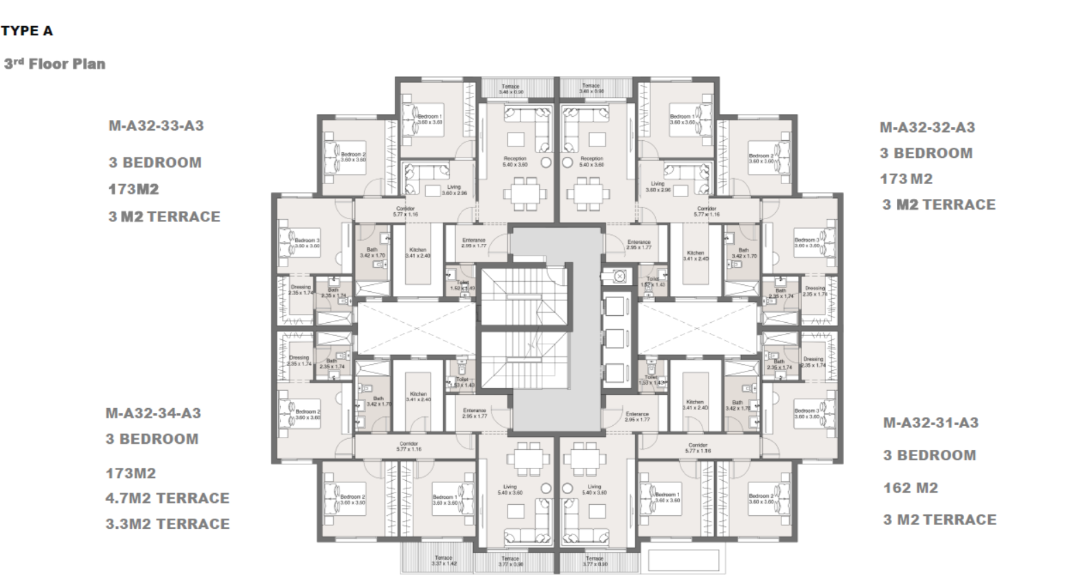 Floor Plan - كمبوند ماليف التجمع السادس كالتشر للتطوير العقاري - Maliv New Cairo Compound