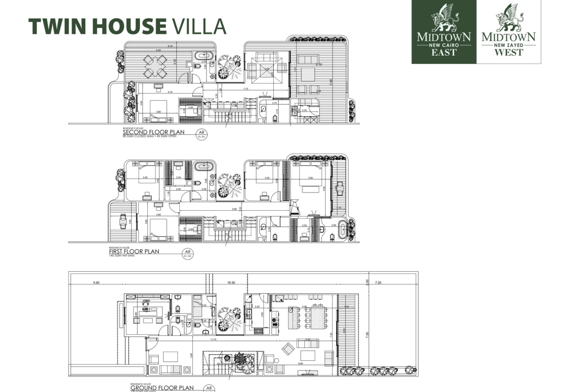 Floor Plan - Midtown New Cairo Compound Better Home Developments