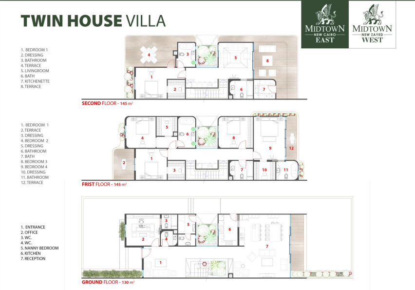 Floor Plan - Midtown New Cairo Compound Better Home Developments