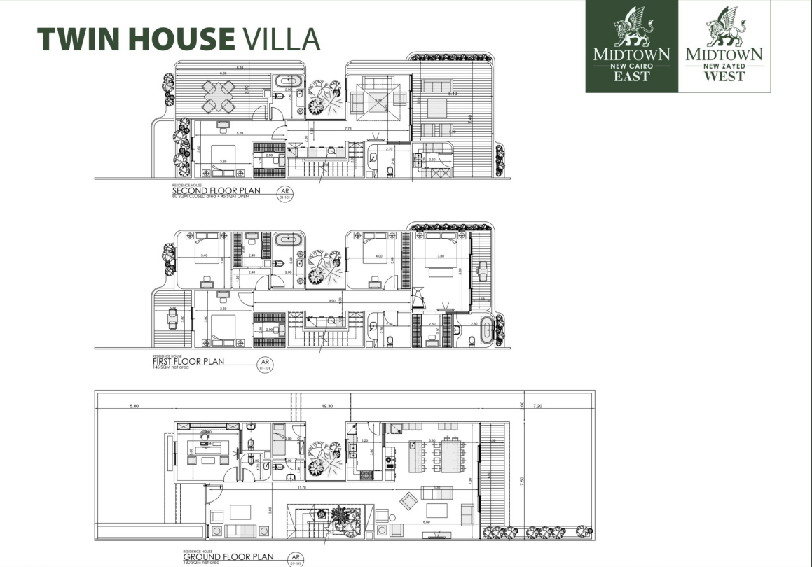 Floor Plan - Midtown New Zayed Compound Better Home Developments