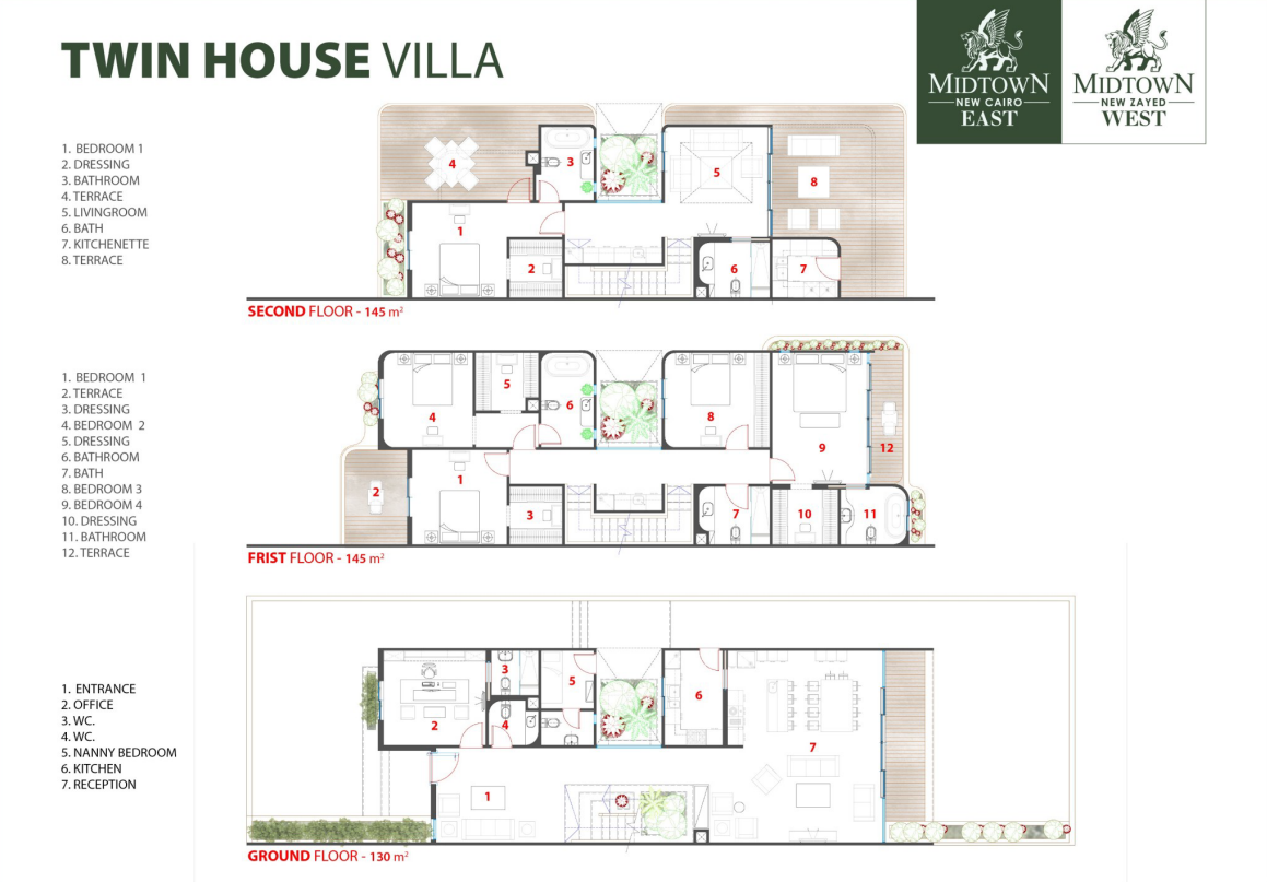 Floor Plan - Midtown New Zayed Compound Better Home Developments