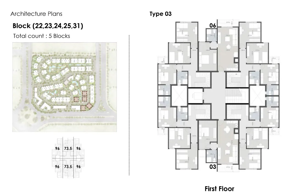 Apartment - Vida Residence October Gardens Compound Kayan Developments