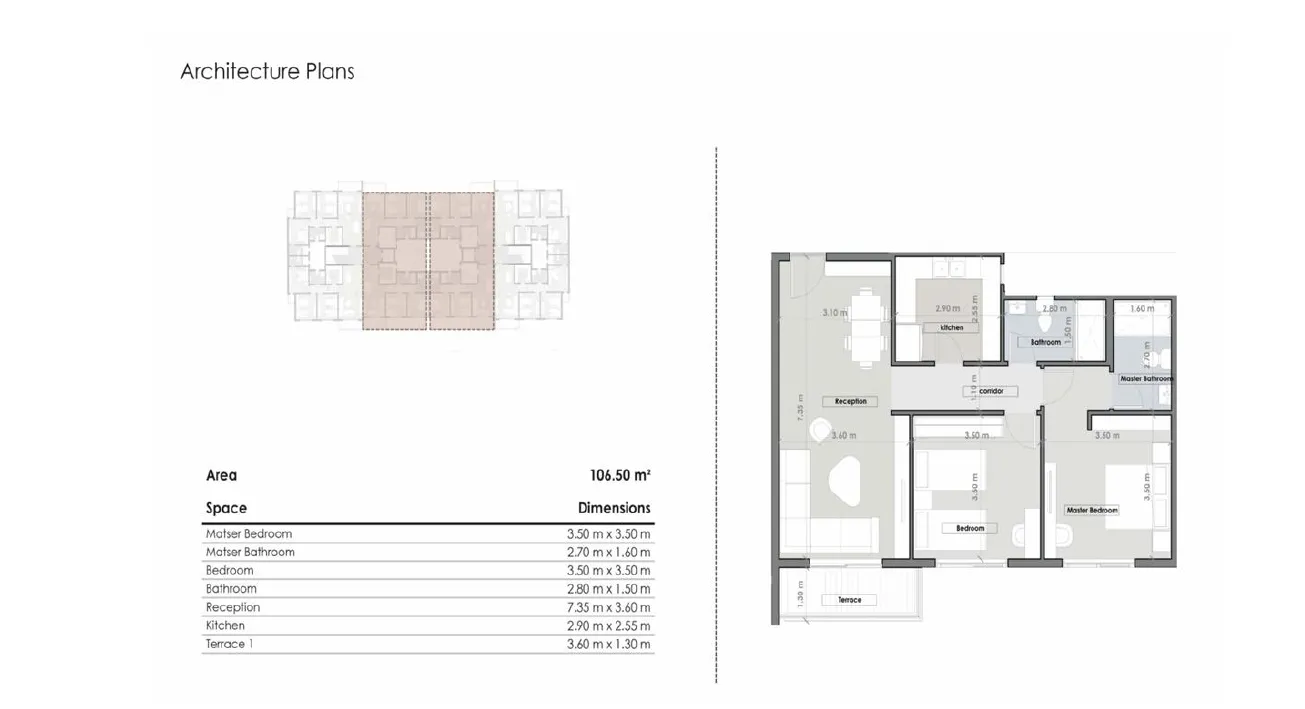 Apartment - Vida Residence October Gardens Compound Kayan Developments