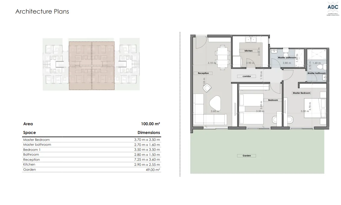 Apartment - Vida Residence October Gardens Compound Kayan Developments