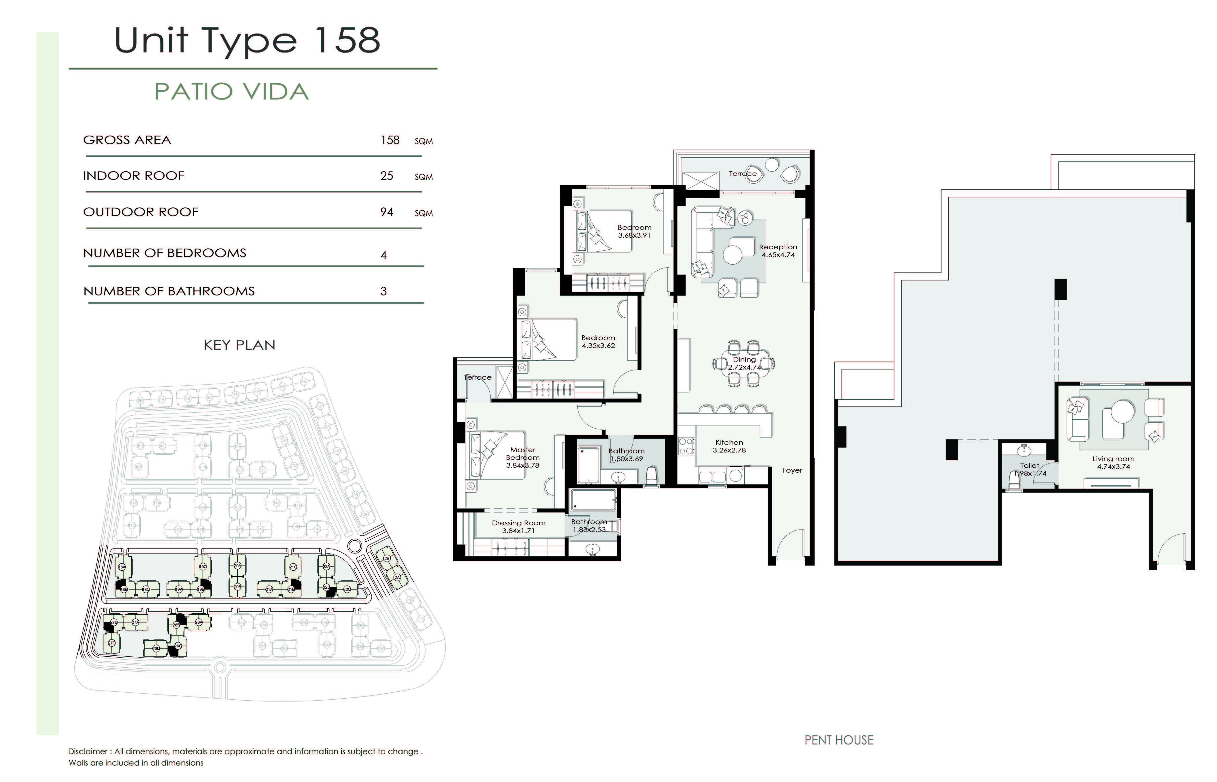 Floor Plan - كمبوند الباتيو فيدا التجمع السادس لافيستا للتطوير العقاري - El Patio Vida New Cairo Compound