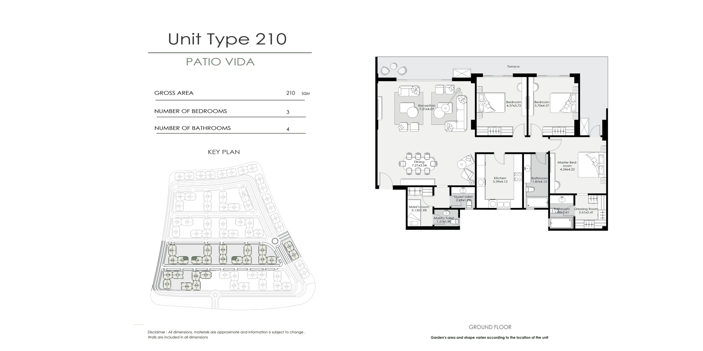 Floor Plan - كمبوند الباتيو فيدا التجمع السادس لافيستا للتطوير العقاري - El Patio Vida New Cairo Compound