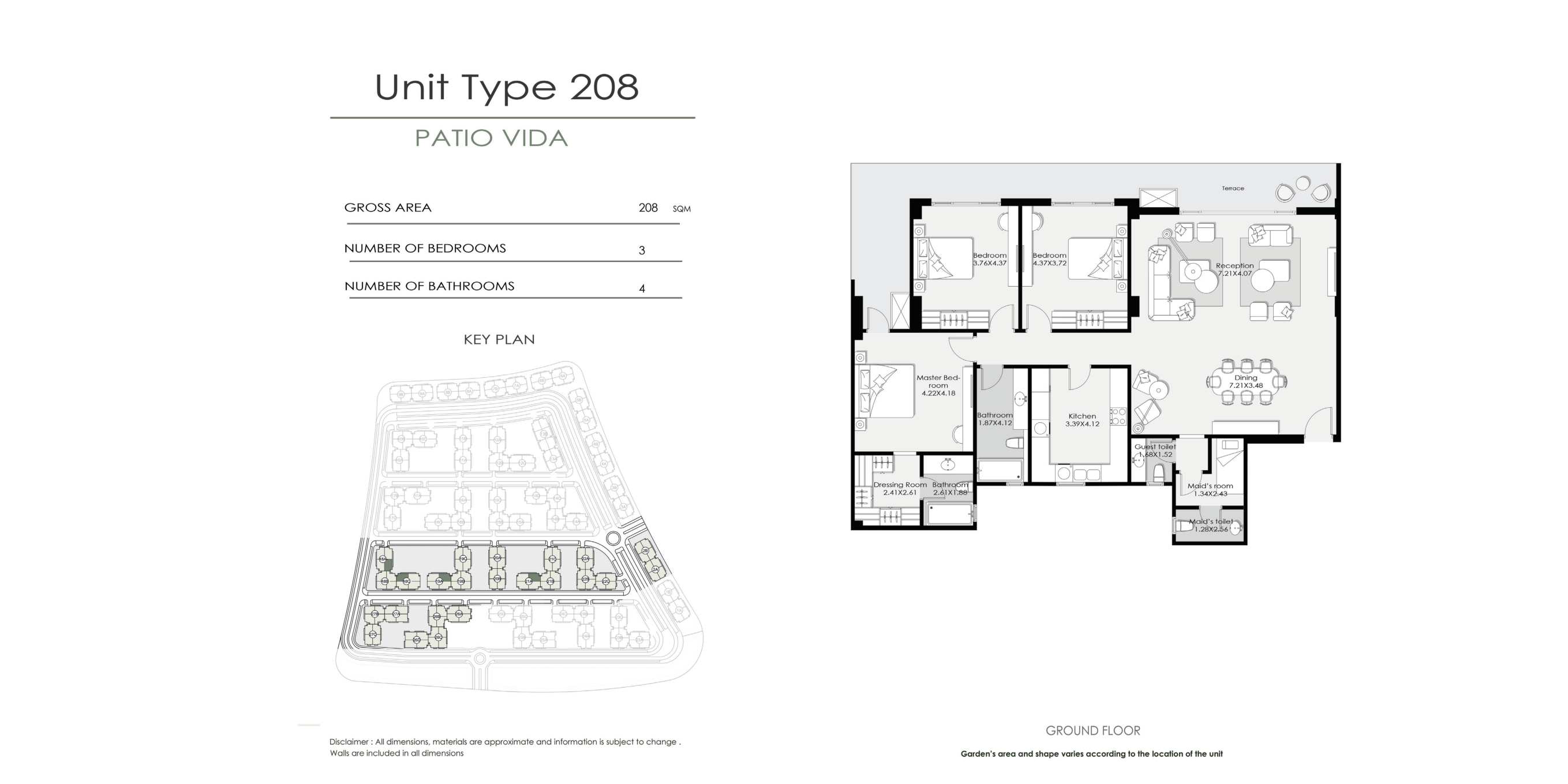Floor Plan - El Patio Vida New Cairo Compound La Vista Development