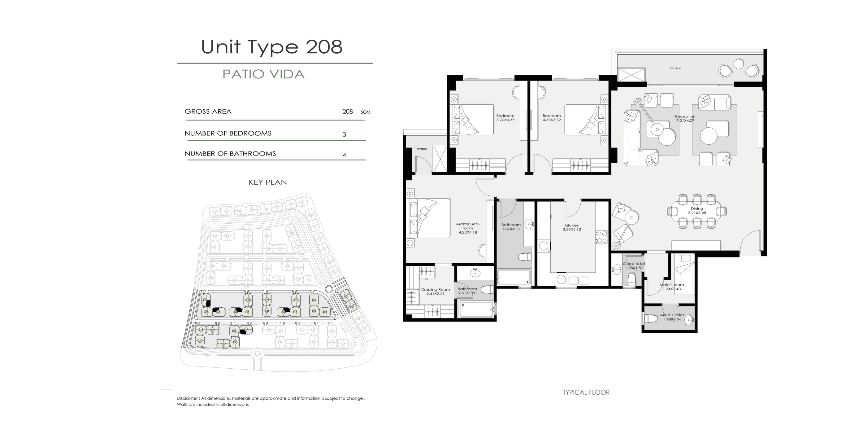 Floor Plan - El Patio Vida New Cairo Compound La Vista Development