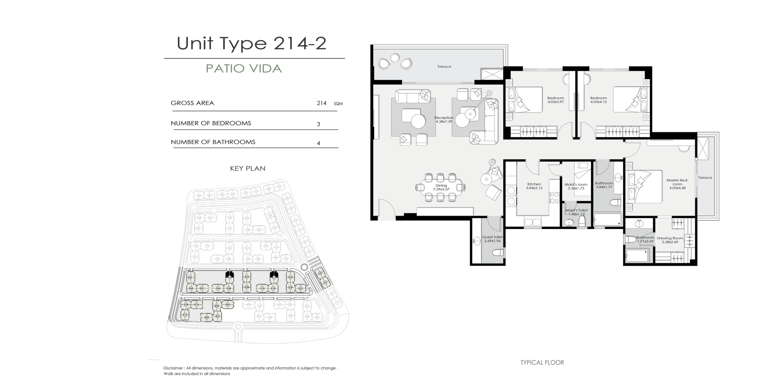 Floor Plan - El Patio Vida New Cairo Compound La Vista Development