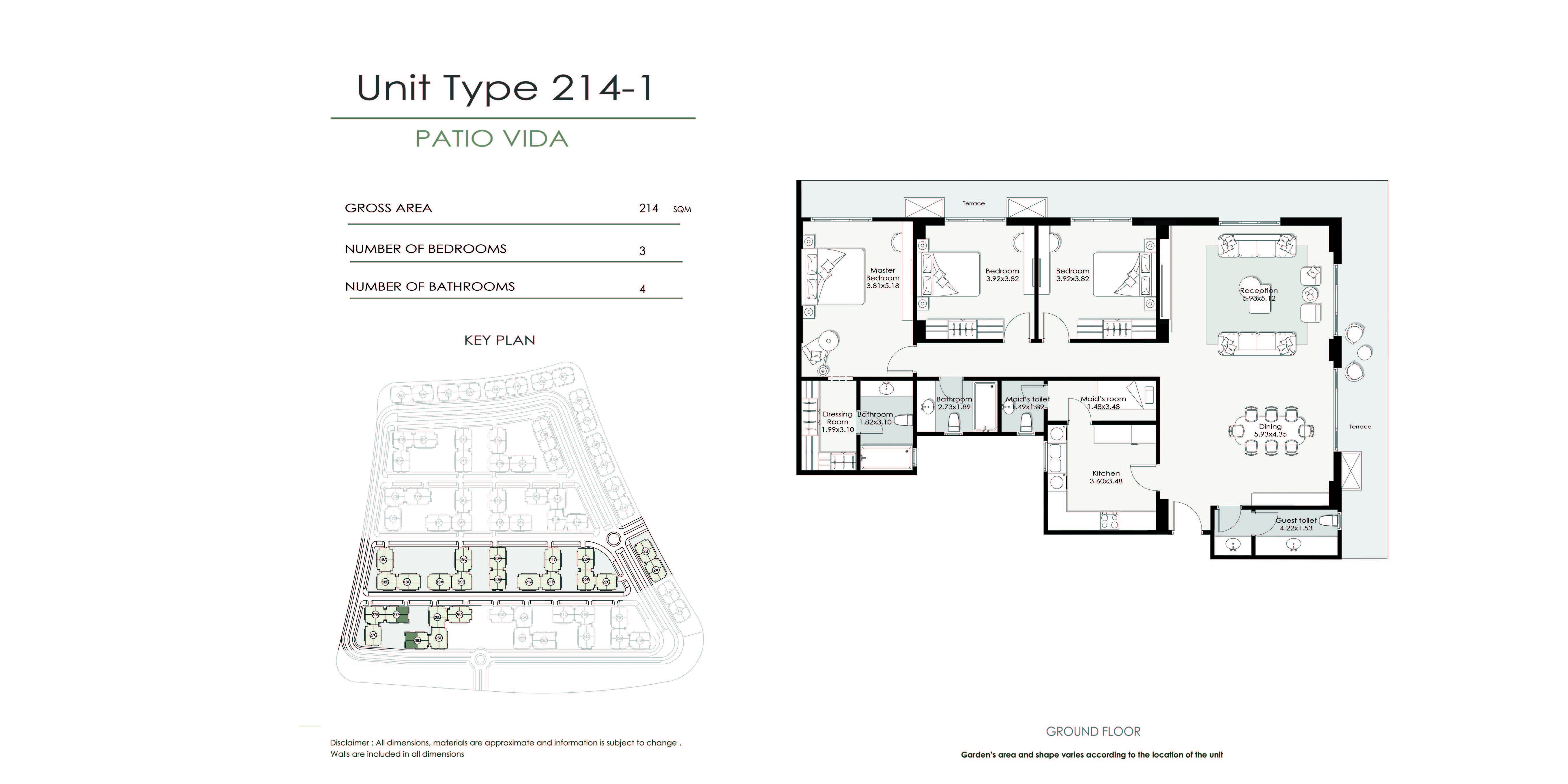Floor Plan - El Patio Vida New Cairo Compound La Vista Development