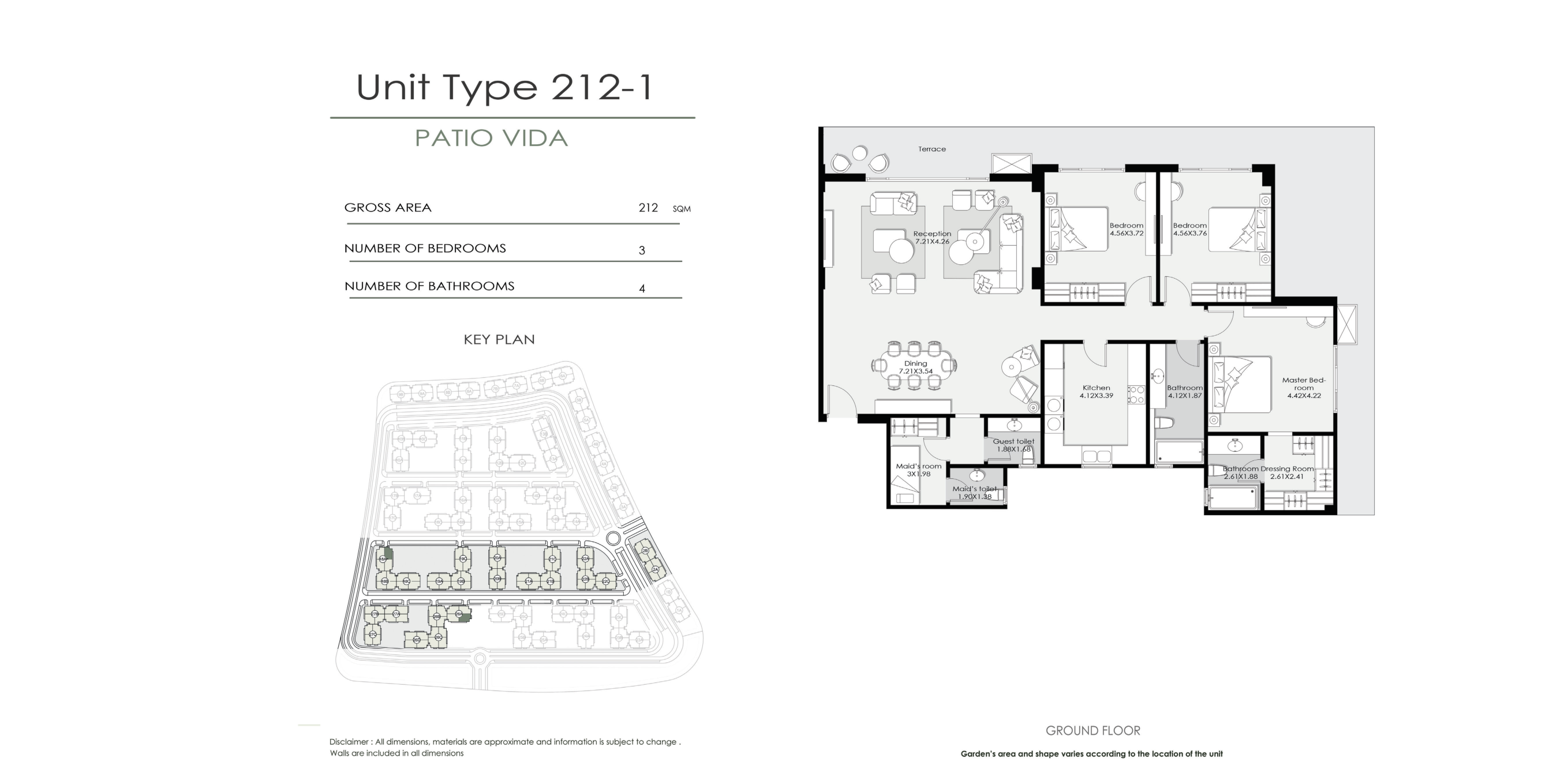 Floor Plan - El Patio Vida New Cairo Compound La Vista Development