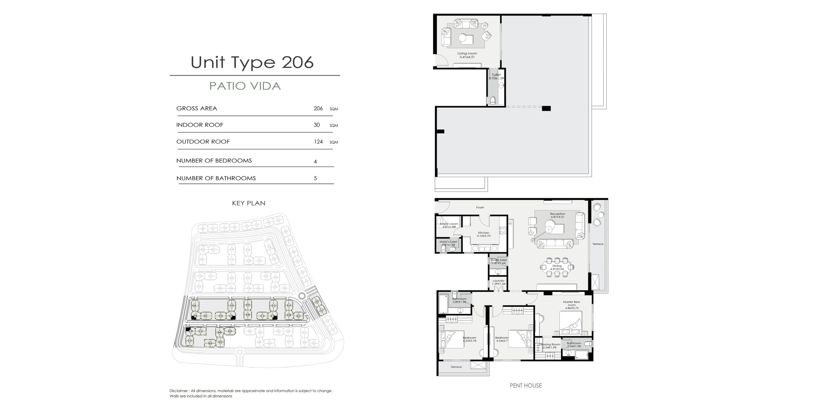Floor Plan - كمبوند الباتيو فيدا التجمع السادس لافيستا للتطوير العقاري - El Patio Vida New Cairo Compound