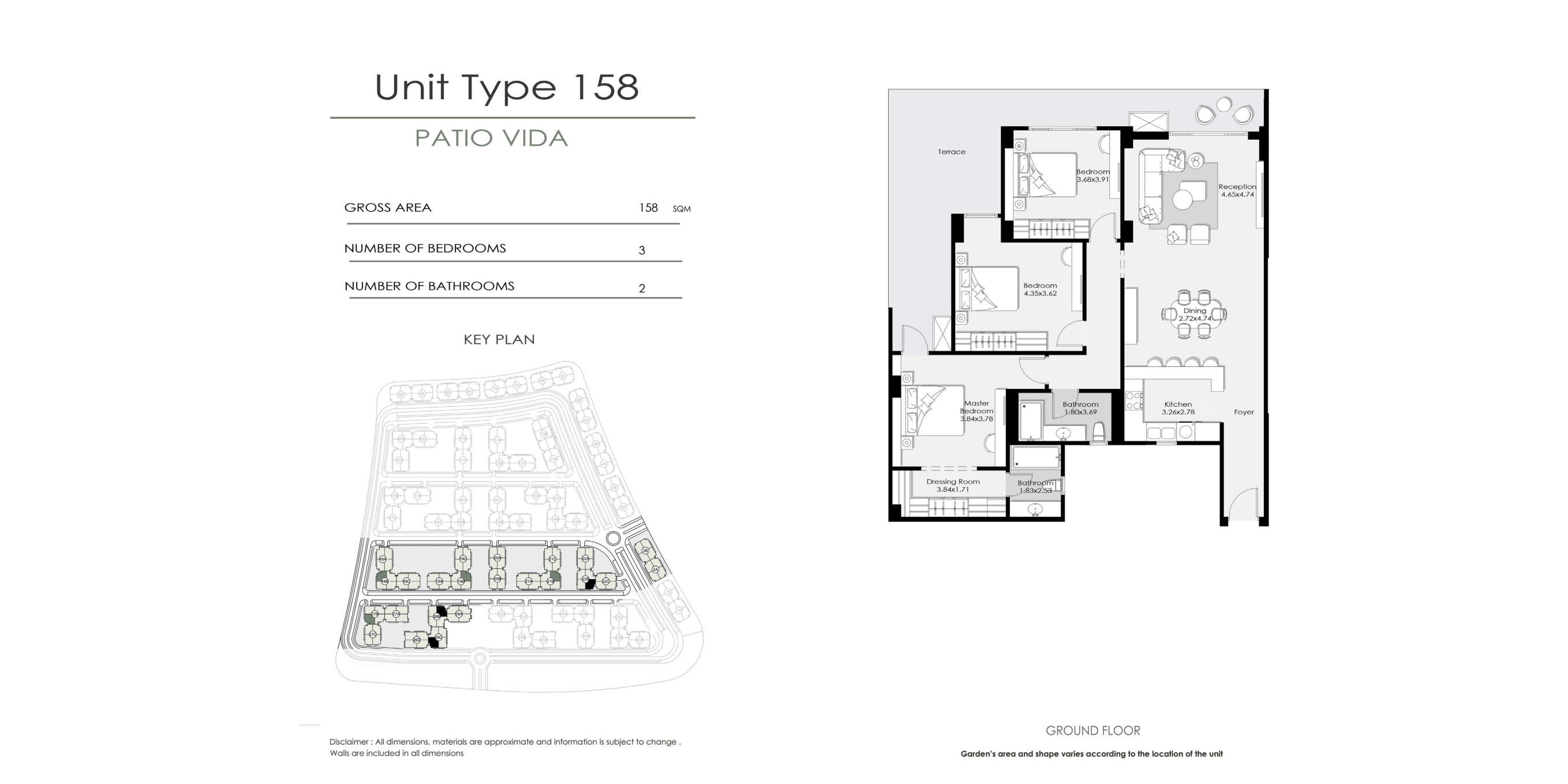 Floor Plan - كمبوند الباتيو فيدا التجمع السادس لافيستا للتطوير العقاري - El Patio Vida New Cairo Compound