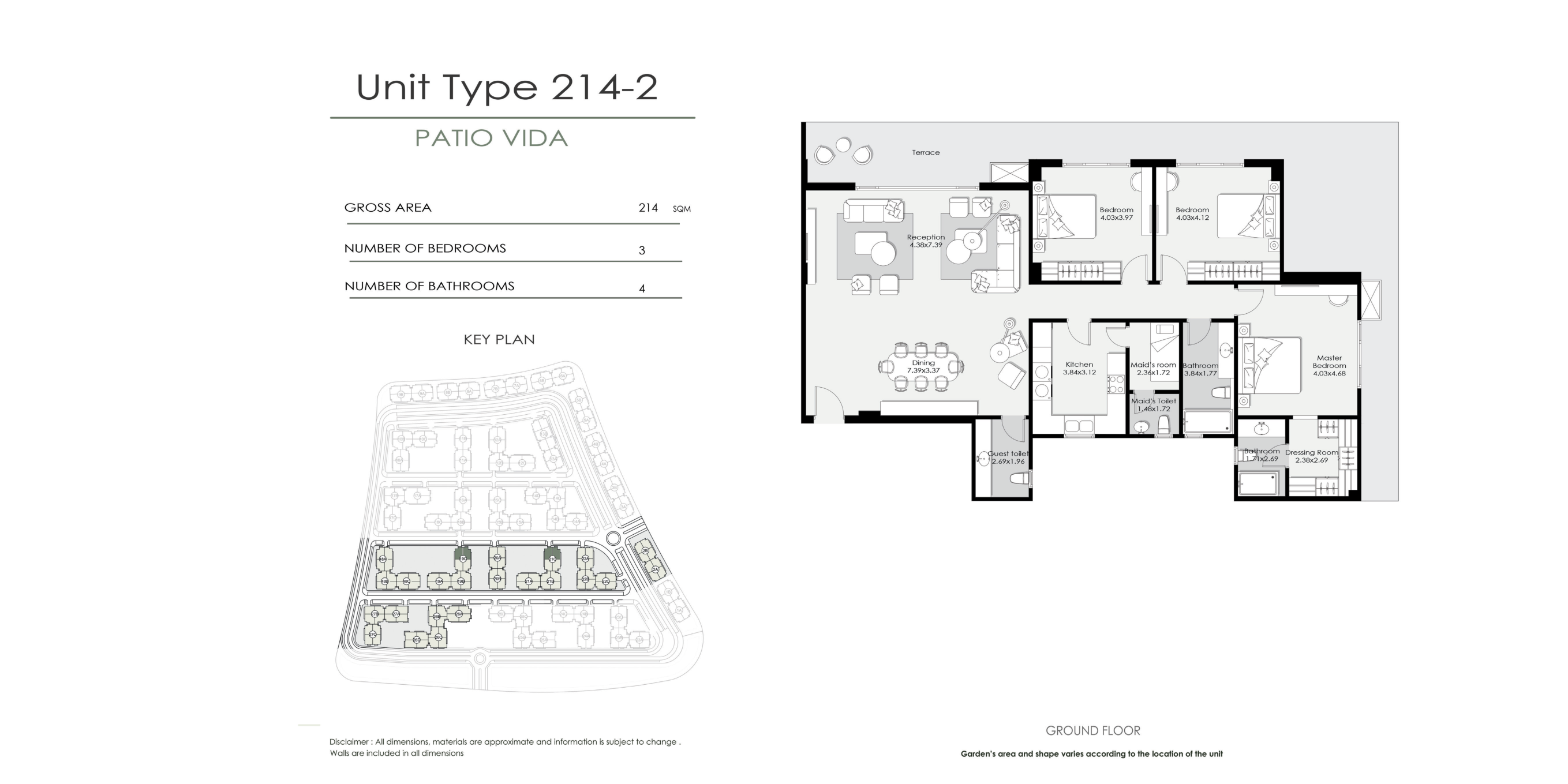 Floor Plan - كمبوند الباتيو فيدا التجمع السادس لافيستا للتطوير العقاري - El Patio Vida New Cairo Compound