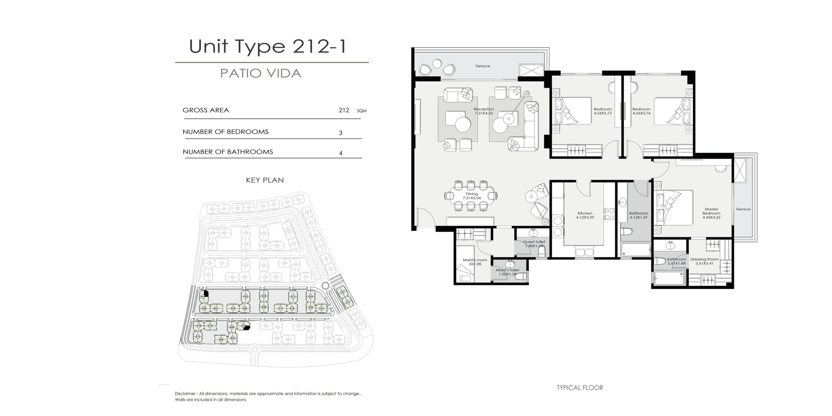 Floor Plan - كمبوند الباتيو فيدا التجمع السادس لافيستا للتطوير العقاري - El Patio Vida New Cairo Compound