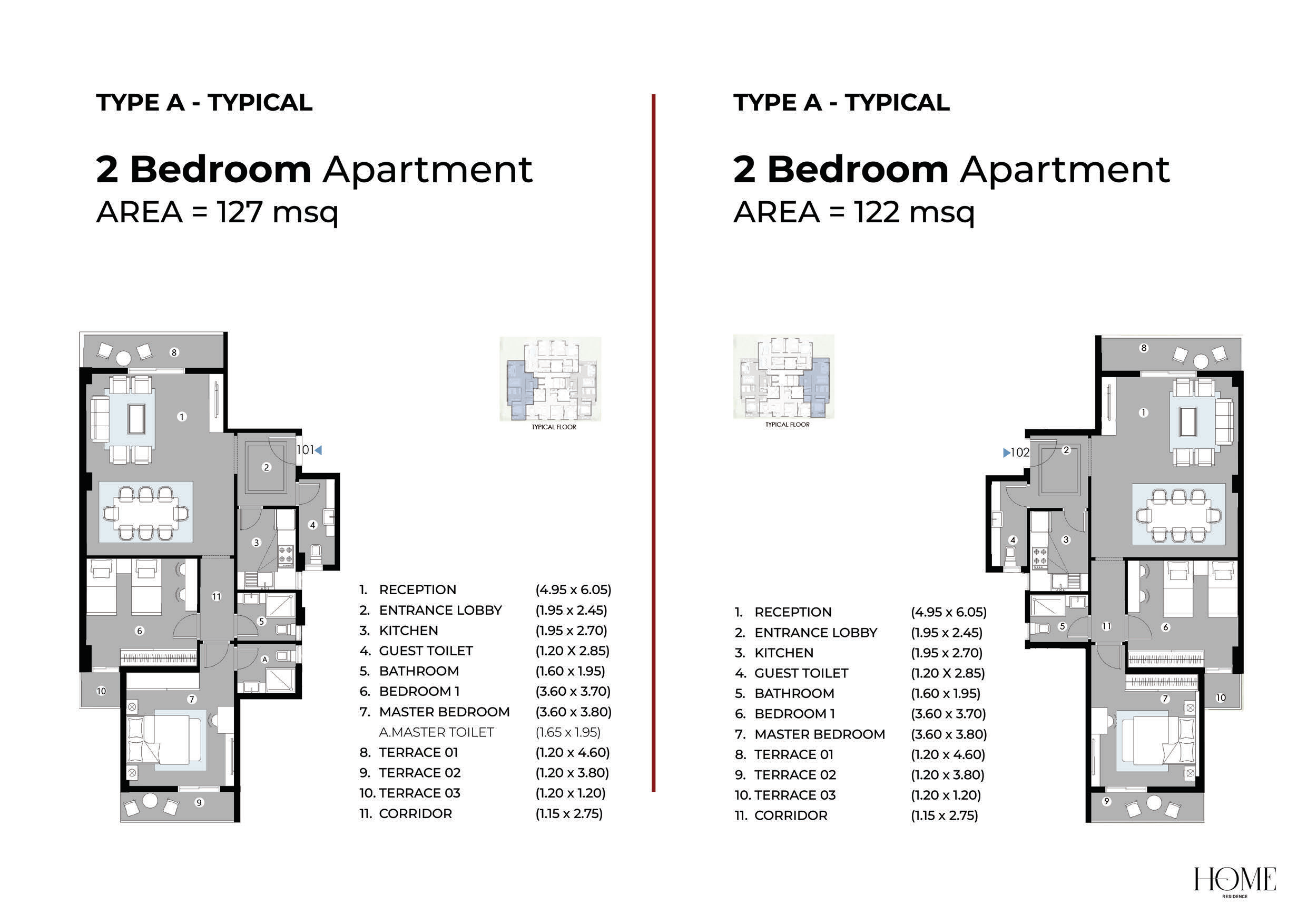 Plan 10 - Home Residence New Cairo Compound Hometown Development