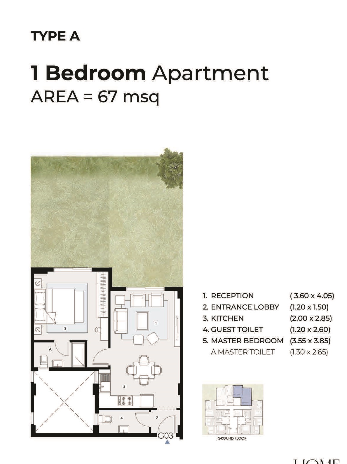Floor Plan - كمبوند هوم ريزيدنس التجمع السادس هوم تاون للتطوير العقاري - Home Residence New Cairo Compound
