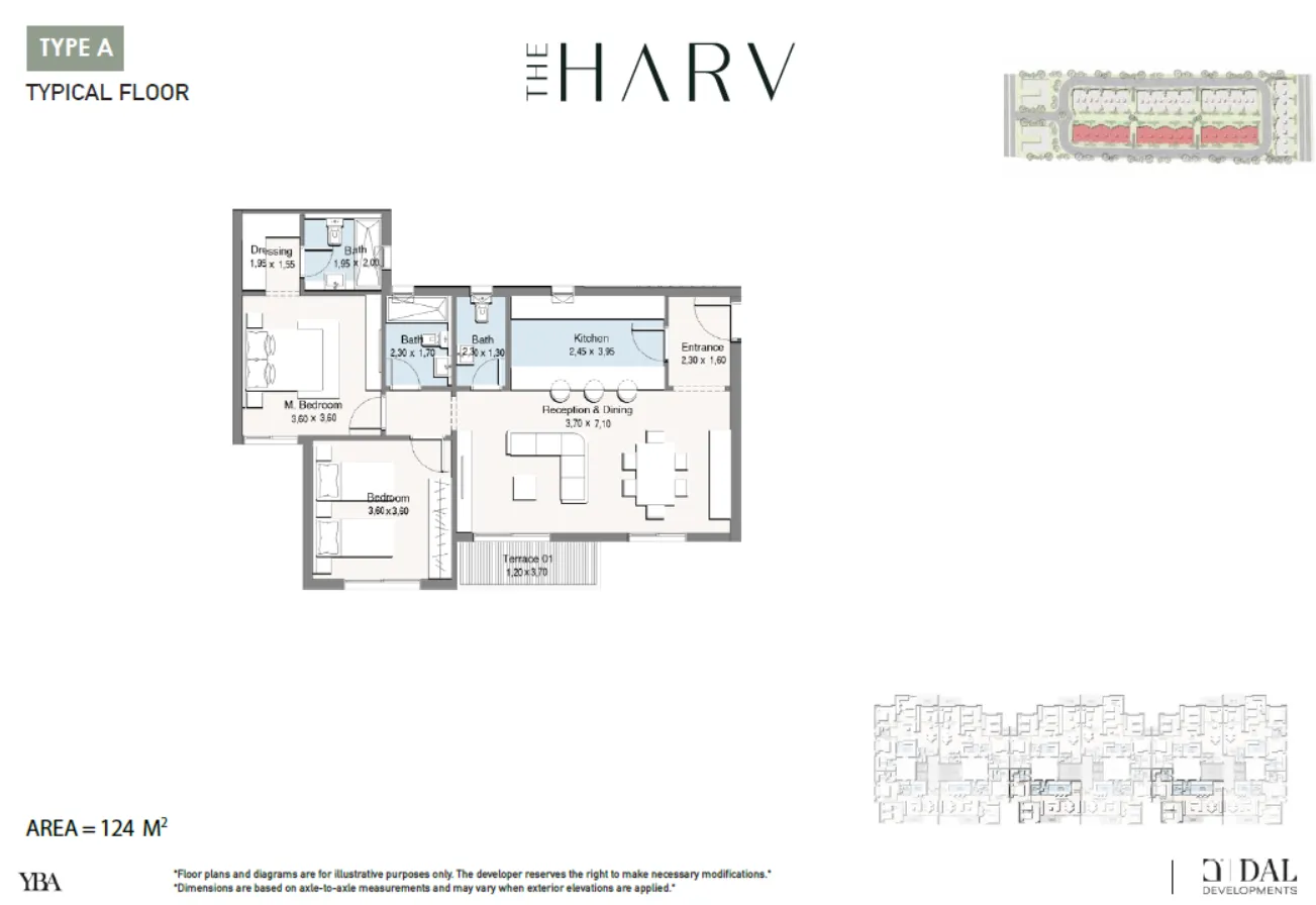 Apartment - كمبوند ذا هارف الشيخ زايد دال للتطوير العقاري - The Harv Sheikh Zayed Compound