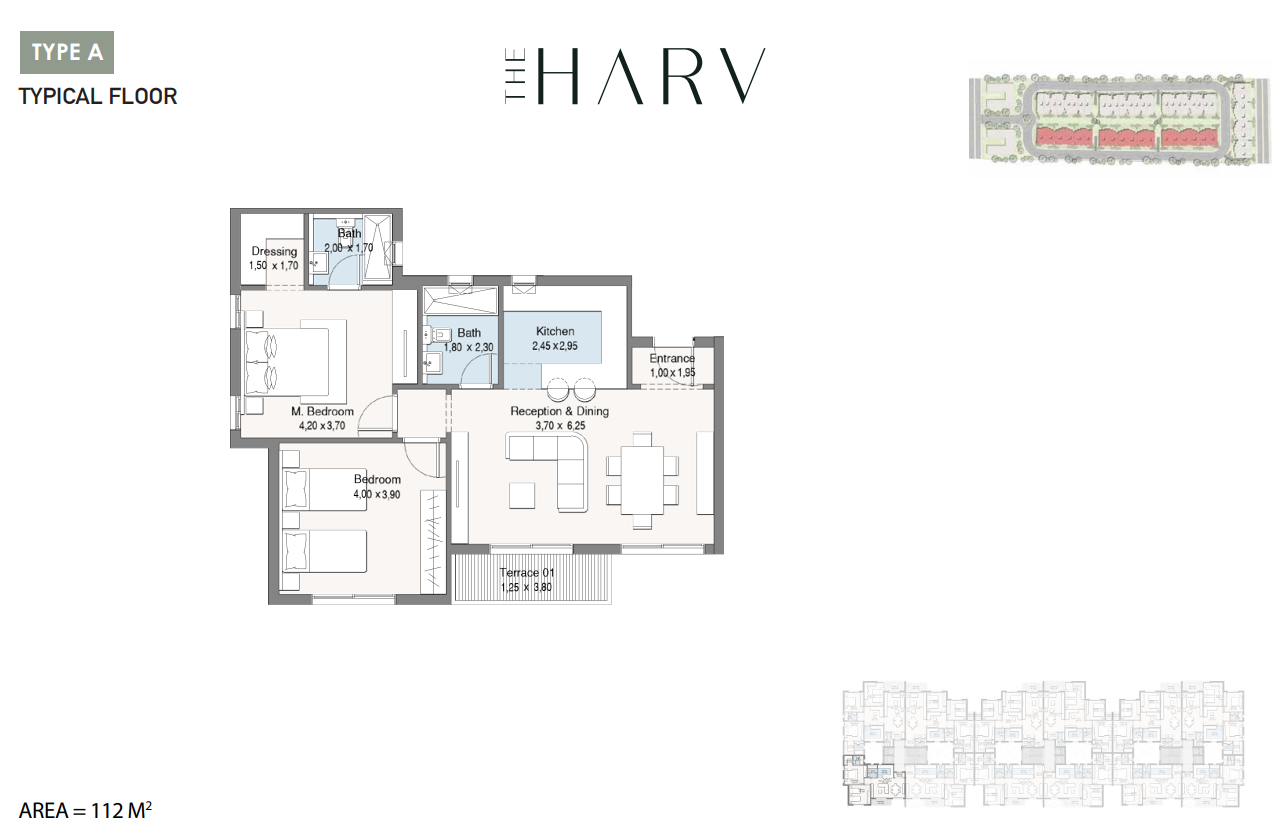 Plan 3 - The Harv Sheikh Zayed Compound Dal Developments