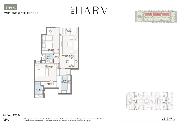 Floor Plan - كمبوند ذا هارف الشيخ زايد دال للتطوير العقاري - The Harv Sheikh Zayed Compound