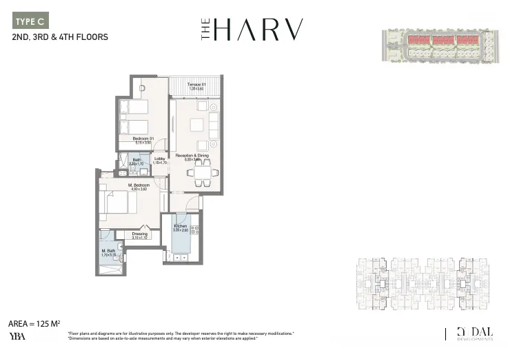 Apartment - كمبوند ذا هارف الشيخ زايد دال للتطوير العقاري - The Harv Sheikh Zayed Compound