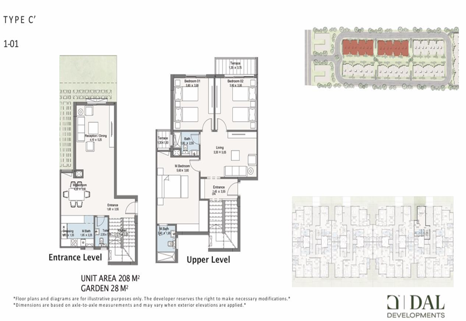 Floor Plan - The Harv Sheikh Zayed Compound Dal Developments