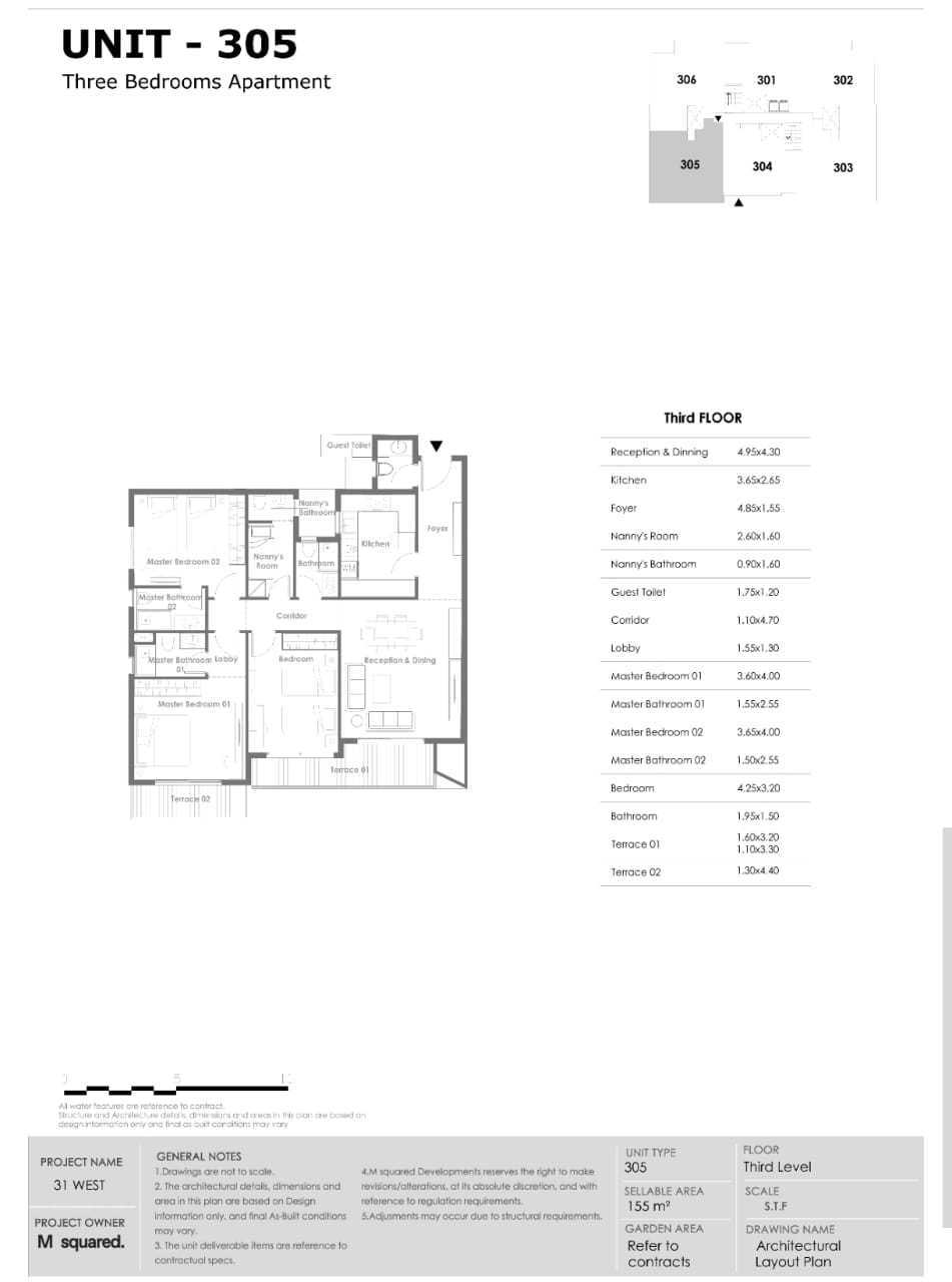 Floor Plan - 31 West October Compound M Squared Developments