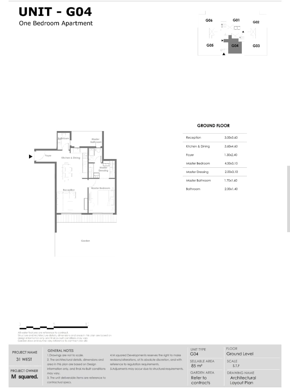 Floor Plan - 31 West October Compound M Squared Developments