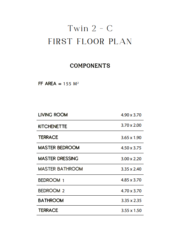 Floor Plan - Triangle New Cairo Compound The WaterWay Developments