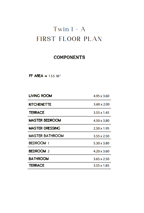 Floor Plan - Triangle New Cairo Compound The WaterWay Developments
