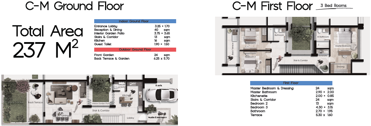 Floor Plan - Belong October Compound Centrada Developments